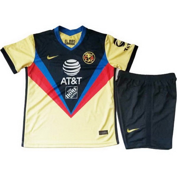 Camiseta Club América Replica Primera Ropa Niños 2020/21 Amarillo